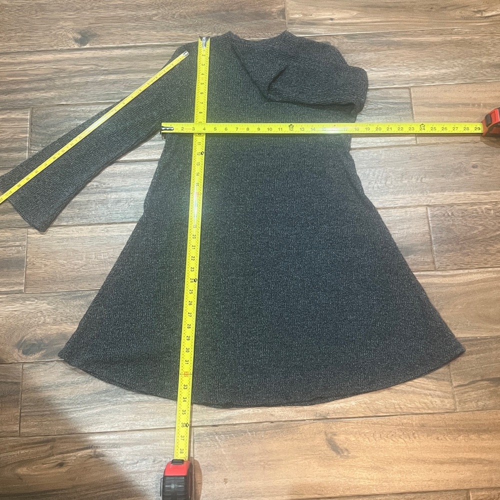 Old Navy Charcoal Long Sleeve Sweater  Dress…….383-Hanger - Picture 9 of 11